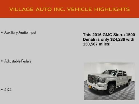 Used 2016 GMC Sierra 1500 Denali w/ Denali Ultimate Package AWD/4WD image 28