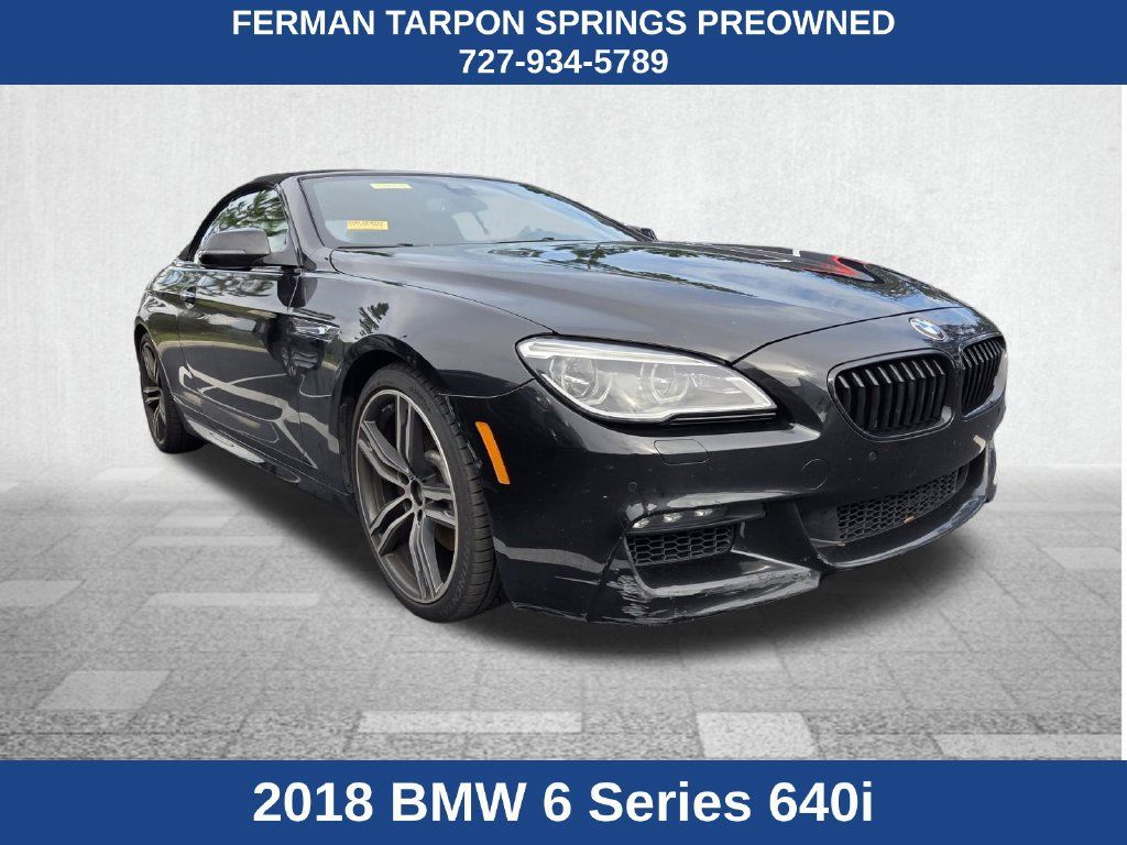 Used 2018 BMW 640i Convertible RWD image 1