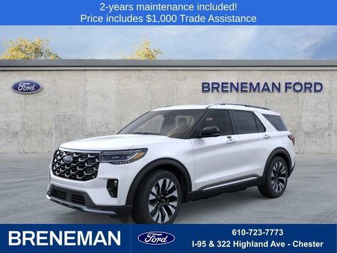 New 2026 Ford Explorer Platinum image 1