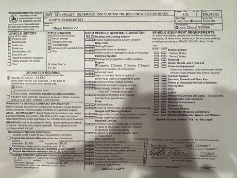 Used 2021 Chevrolet Silverado 1500 Custom Trail Boss w/ Realtree Special Edition image 28