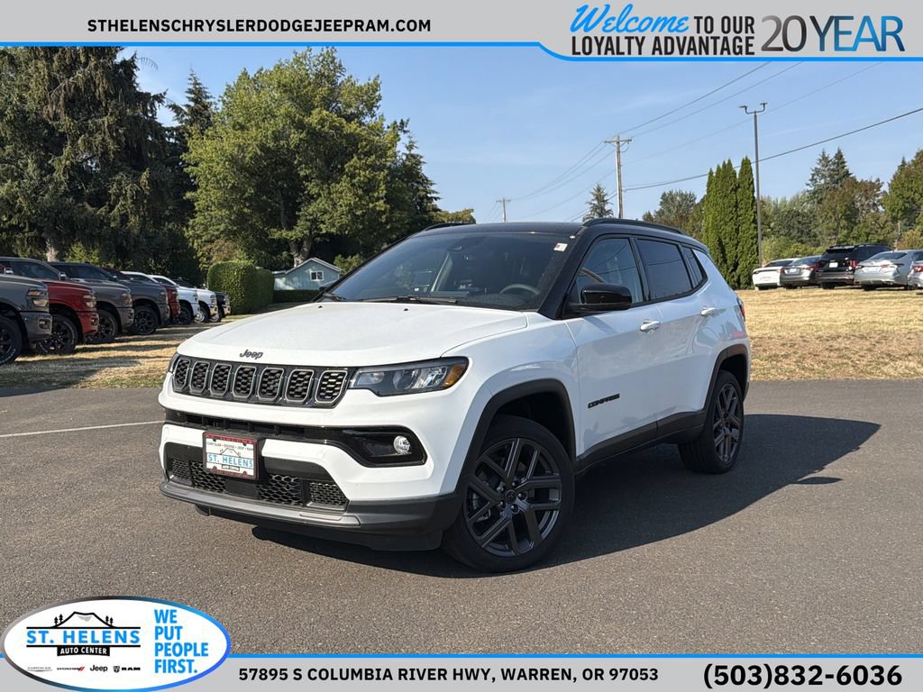 New 2025 Jeep Compass Limited w/ Sun & Sound Group AWD/4WD 360° Tour