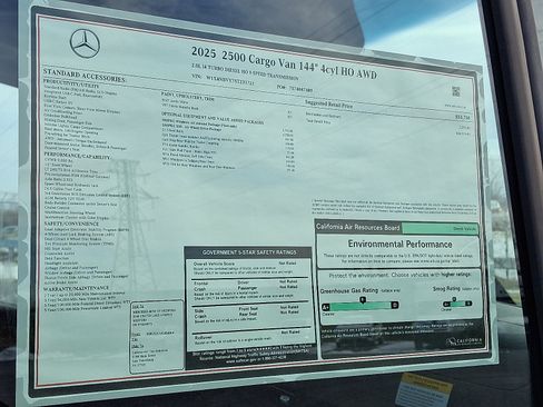 New 2025 Mercedes-Benz Sprinter 2500 image 25