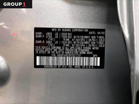 Certified 2023 Subaru Outback Premium AWD/4WD image 35