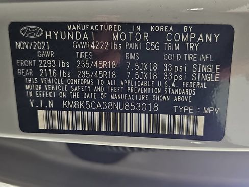 Used 2022 Hyundai Kona Limited AWD/4WD image 28