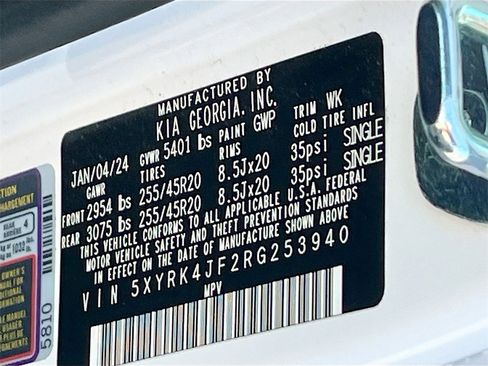 Used 2024 Kia Sorento SX image 28