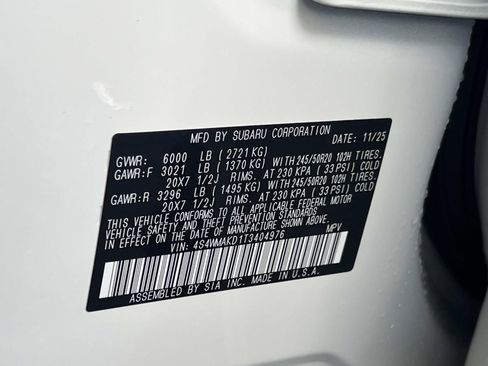 New 2026 Subaru Ascent Touring w/ Popular Package #1 AWD/4WD image 26