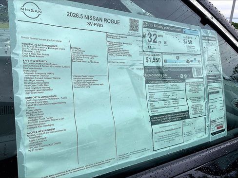 New 2026 Nissan Rogue SV FWD image 15