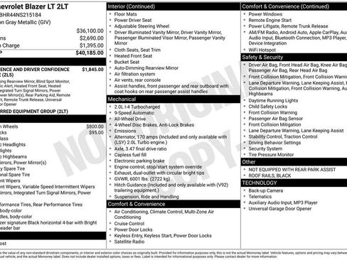 Used 2022 Chevrolet Blazer LT image 10