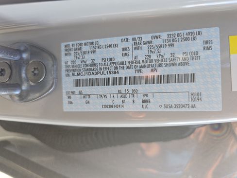 Certified 2023 Lincoln Corsair AWD w/ Equipment Group 102A image 36