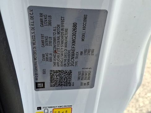 Used 2021 Chevrolet Silverado 1500 W/T w/ WT Fleet Convenience Package image 21