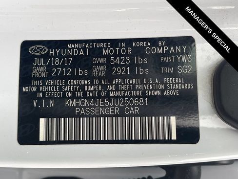 Used 2018 Genesis G80 3.8 w/ Option Group 03 AWD/4WD image 31