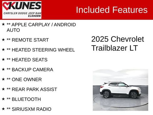 Used 2025 Chevrolet TrailBlazer LT AWD/4WD image 2