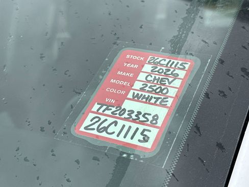 New 2026 Chevrolet Silverado 2500 W/T w/ WT Convenience Package image 26