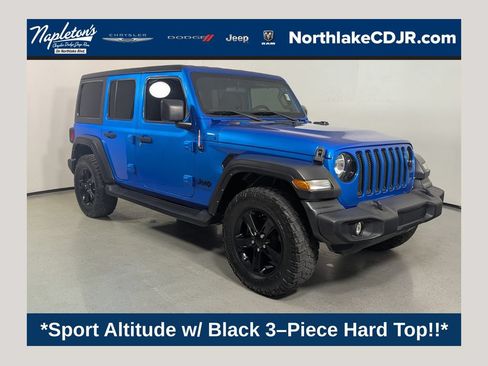 Used 2021 Jeep Wrangler Unlimited Sport AWD/4WD image 1