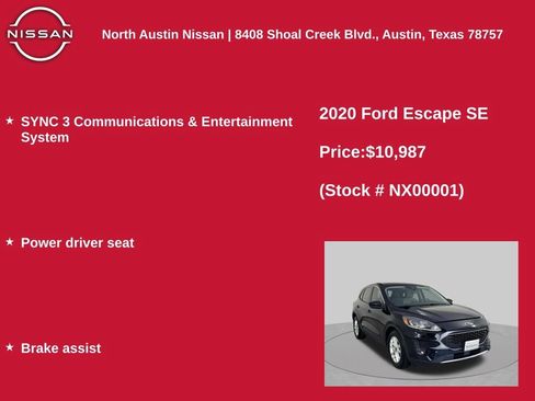 Used 2020 Ford Escape SE FWD image 11