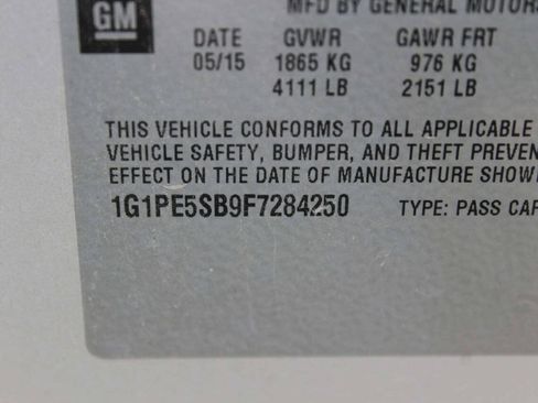Used 2015 Chevrolet Cruze LT FWD image 10