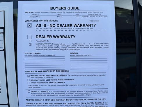 Used 2021 Chevrolet Tahoe High Country w/ Premium Package 2 image 23