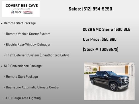 New 2026 GMC Sierra 1500 SLE AWD/4WD image 25