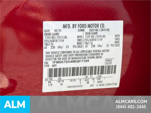 Used 2021 Ford Explorer XLT RWD image 40