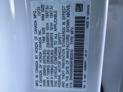 Certified 2024 Honda CR-V Sport Touring image 17