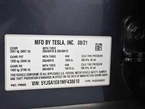 Used 2021 Tesla Model S Plaid AWD/4WD image 17