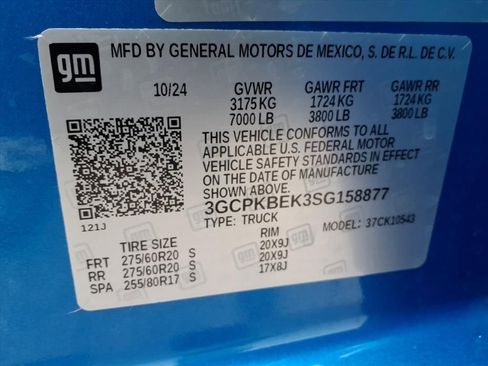 Used 2025 Chevrolet Silverado 1500 Custom w/ Turbomax Blackout Package image 29