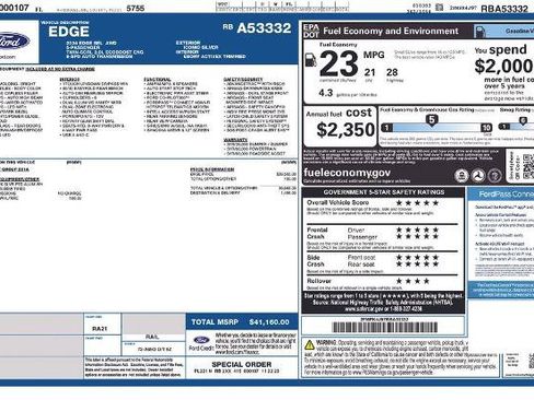 Certified 2024 Ford Edge SEL AWD/4WD image 5
