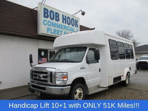 Used 2018 Ford E-450 and Econoline 450 Super Duty w/ Shuttle Bus Prep Package RWD image 1