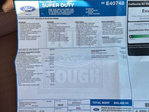 Used 2024 Ford F350 King Ranch w/ Chrome Package AWD/4WD image 42