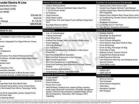 Certified 2024 Hyundai Elantra N Line image 40