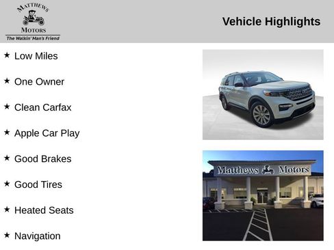 Used 2023 Ford Explorer Limited w/ Limited Technology Package RWD image 11