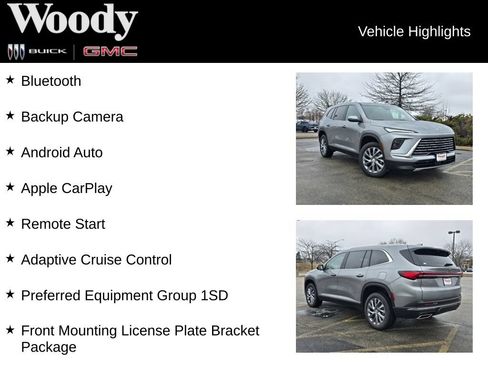 New 2026 Buick Enclave Preferred w/ Power Package AWD/4WD image 3