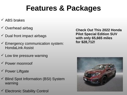 Certified 2022 Honda Pilot Special Edition image 16