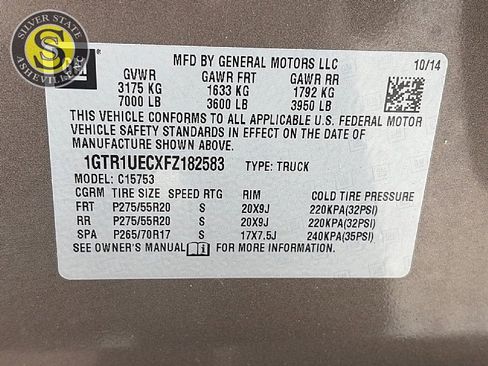Used 2015 GMC Sierra 1500 SLE w/ SLE Value Package RWD image 29