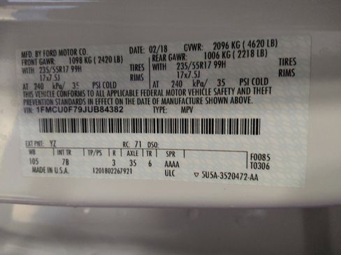 Used 2018 Ford Escape S FWD image 33