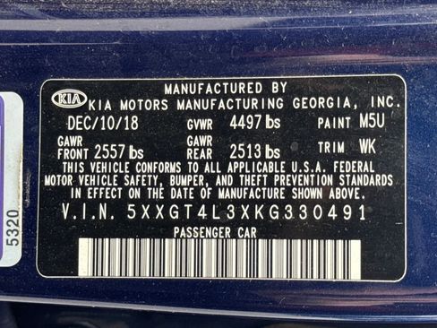 Used 2019 Kia Optima S image 24