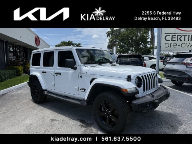 Used 2021 Jeep Wrangler Unlimited Sahara AWD/4WD image 1