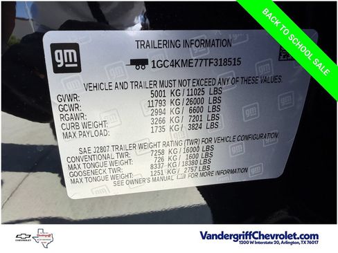 New 2026 Chevrolet Silverado 2500 Custom w/ Custom Value Package AWD/4WD image 27