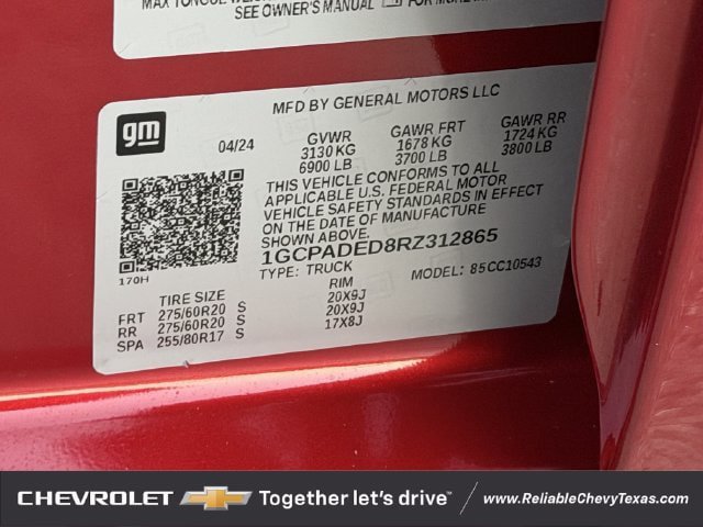 Used 2024 Chevrolet Silverado 1500 RST w/ Texas Edition Plus RWD image 37