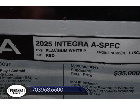 New 2025 Acura Integra A-Spec image 34