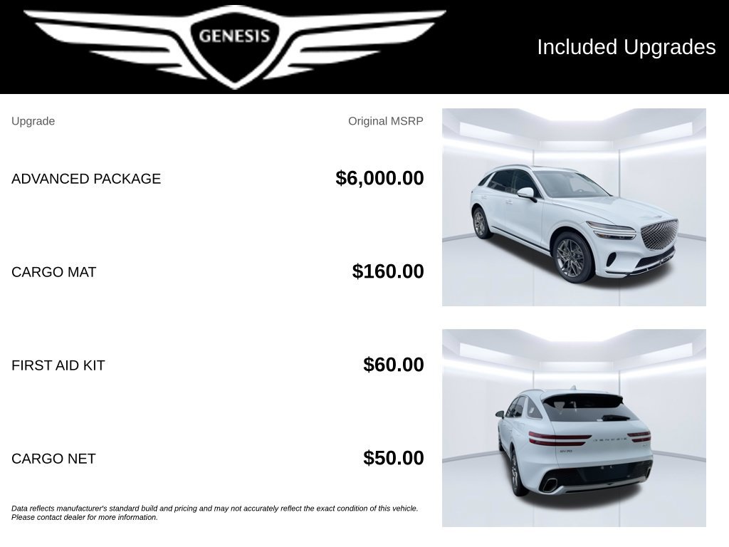 Used 2025 Genesis GV70 2.5T w/ Advanced Package AWD/4WD image 2