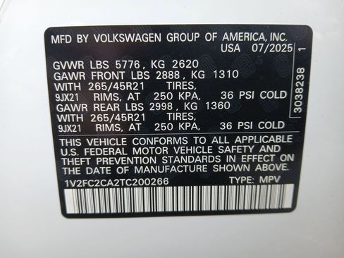 New 2026 Volkswagen Atlas Cross Sport SEL Premium R-Line image 30