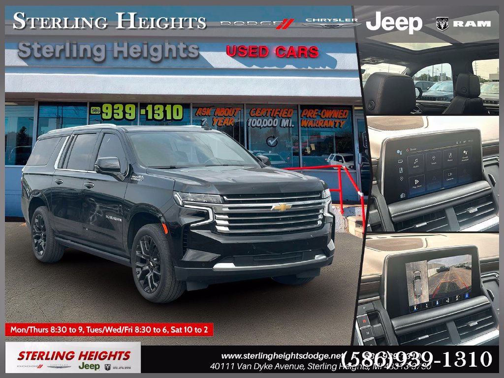 Used 2023 Chevrolet Suburban High Country w/ Premium Package 2 AWD/4WD image 1