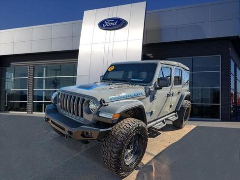 Used 2021 Jeep Wrangler Unlimited Rubicon 4xe w/ Cold Weather Group image 4