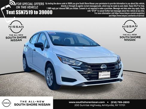 Used 2025 Nissan Versa S w/ Trunk Package FWD image 1