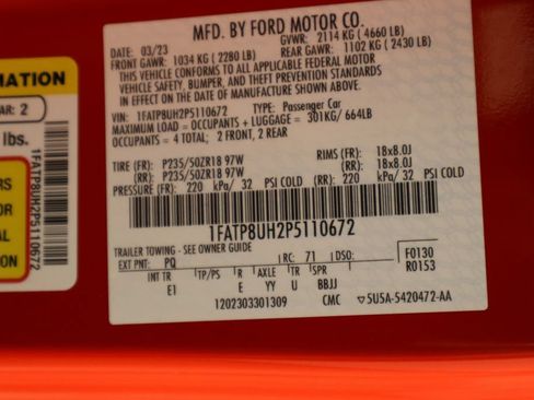 Used 2023 Ford Mustang Premium RWD image 41
