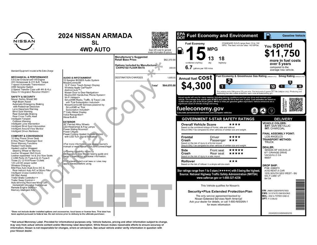 Used 2024 Nissan Armada SL AWD/4WD image 34