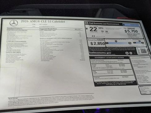 New 2026 Mercedes-Benz CLE 53 AMG 4MATIC Cabriolet image 18