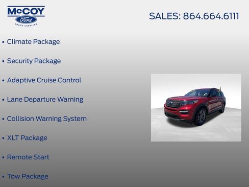 Used 2022 Ford Explorer XLT w/ Equipment Group 202A AWD/4WD image 22