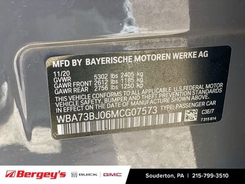 Used 2021 BMW 540i xDrive 540i xDrive w/ Premium Package image 37